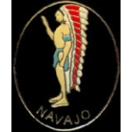 NAVAJO PIN INDIAN NATIVE AMERICAN TRIBES PIN